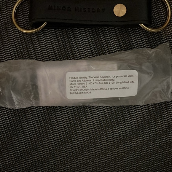 Minor History leather Valet keychain - Picture 2 of 4